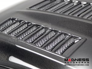 Ford Mustang Type TW Hood by Anderson Composites - Carbon Fiber - Double Sided Ford Mustang Type TW Hood by Anderson Composites - Carbon Fiber - Double Sided